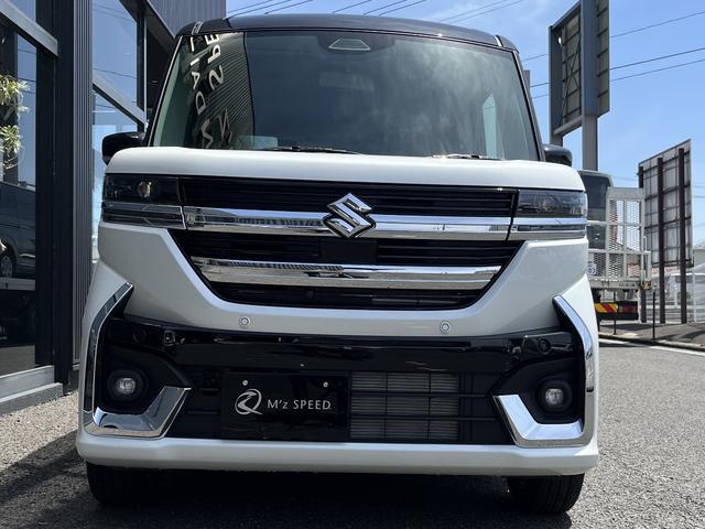 スペーシアカスタム ハイブリッドＸＳターボ　４ＷＤ　全方位モニター付９インチメモリーナビ　スズキセーフティサポート　スズキコネクト対応機　電動パーキングブレーキ　ブレーキホールド　アダプティブクルーズコントロールハイビームアシスト（21枚目）