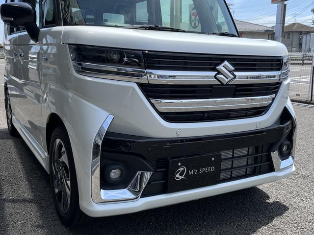 スペーシアカスタム ハイブリッドＸＳターボ　４ＷＤ　全方位モニター付９インチメモリーナビ　スズキセーフティサポート　スズキコネクト対応機　電動パーキングブレーキ　ブレーキホールド　アダプティブクルーズコントロールハイビームアシスト（25枚目）