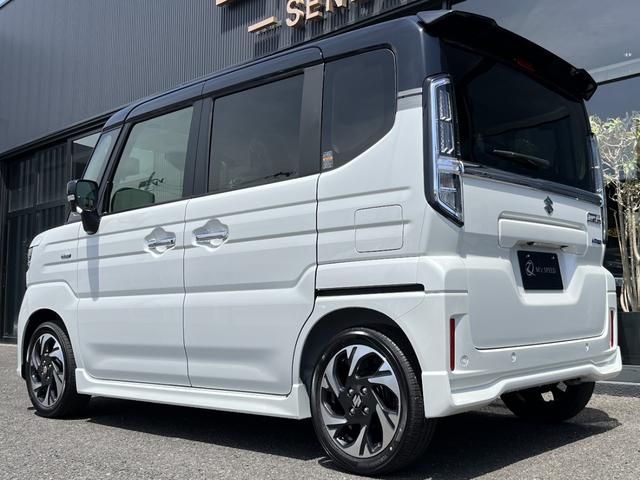 スペーシアカスタム ハイブリッドＸＳターボ　４ＷＤ　全方位モニター付９インチメモリーナビ　スズキセーフティサポート　スズキコネクト対応機　電動パーキングブレーキ　ブレーキホールド　アダプティブクルーズコントロールハイビームアシスト（37枚目）