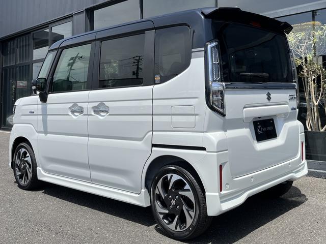 スペーシアカスタム ハイブリッドＸＳターボ　４ＷＤ　全方位モニター付９インチメモリーナビ　スズキセーフティサポート　スズキコネクト対応機　電動パーキングブレーキ　ブレーキホールド　アダプティブクルーズコントロールハイビームアシスト（38枚目）