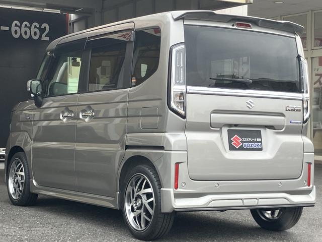 スペーシアカスタム ハイブリッドＸＳターボ　４ＷＤ　エムズスピードエアロＶｅｒコンプリートカー　全方位モニター付９インチメモリーナビ　届出済未使用車　ＺＥＳＵエアロＦ・Ｒ　１６インチＪカラットホイール　両側電動スライドドア　スズキコネクト対応（24枚目）