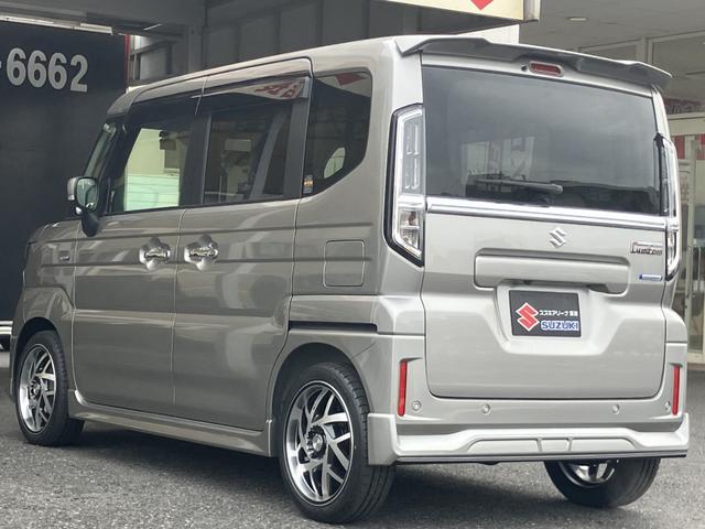 スペーシアカスタム ハイブリッドＸＳターボ　４ＷＤ　エムズスピードエアロＶｅｒコンプリートカー　全方位モニター付９インチメモリーナビ　届出済未使用車　ＺＥＳＵエアロＦ・Ｒ　１６インチＪカラットホイール　両側電動スライドドア　スズキコネクト対応（25枚目）