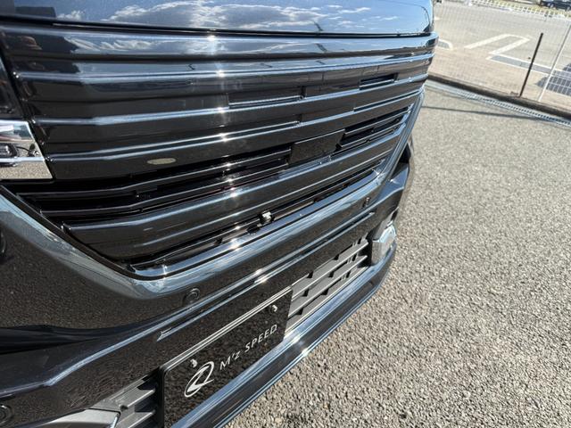 スペーシアカスタム ハイブリッドXSターボ エムズスピードエアロVerコンプリートカー 全方位モニター付9インチメモリーナビ 届出済未使用車 ZESUエアロF・R 16インチJカラットホイール 両側電動スライドドア スズキコネクト対応(5枚目)