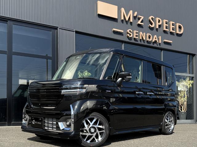 スペーシアカスタム ハイブリッドXSターボ エムズスピードエアロVerコンプリートカー 全方位モニター付9インチメモリーナビ 届出済未使用車 ZESUエアロF・R 16インチJカラットホイール 両側電動スライドドア スズキコネクト対応(21枚目)