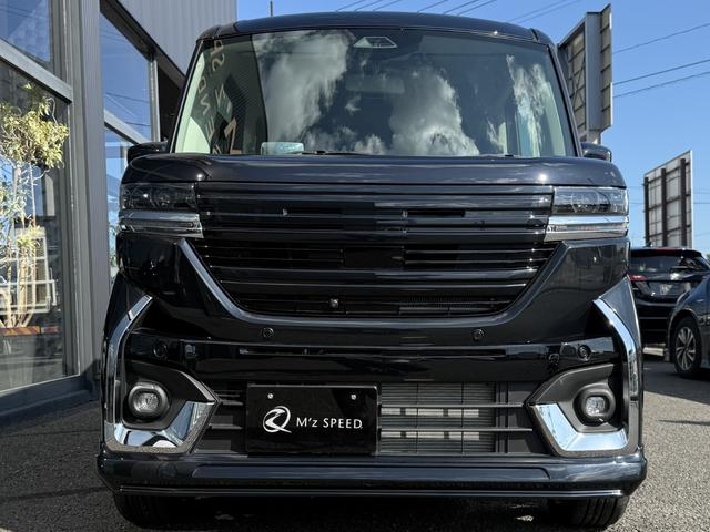 スペーシアカスタム ハイブリッドXSターボ エムズスピードエアロVerコンプリートカー 全方位モニター付9インチメモリーナビ 届出済未使用車 ZESUエアロF・R 16インチJカラットホイール 両側電動スライドドア スズキコネクト対応(25枚目)