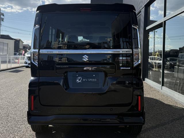 スペーシアカスタム ハイブリッドXSターボ エムズスピードエアロVerコンプリートカー 全方位モニター付9インチメモリーナビ 届出済未使用車 ZESUエアロF・R 16インチJカラットホイール 両側電動スライドドア スズキコネクト対応(32枚目)