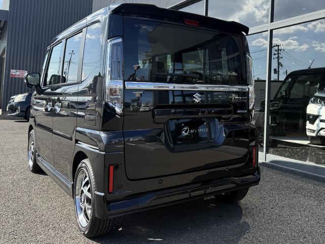 スペーシアカスタム ハイブリッドXSターボ エムズスピードエアロVerコンプリートカー 全方位モニター付9インチメモリーナビ 届出済未使用車 ZESUエアロF・R 16インチJカラットホイール 両側電動スライドドア スズキコネクト対応(35枚目)