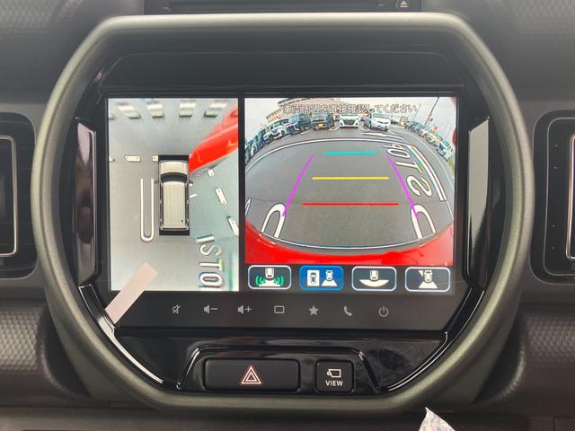 ハスラー タフワイルドターボ 全方位モニター付メモリーナビ スズキコネクト通信機 スズキセーフティサポート デュアルカメラブレーキサポート アダプティブクルーズコントロール 車線逸脱抑制機能 ハイビームアシスト(5枚目)