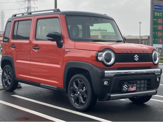 ハスラー タフワイルドターボ 全方位モニター付メモリーナビ スズキコネクト通信機 スズキセーフティサポート デュアルカメラブレーキサポート アダプティブクルーズコントロール 車線逸脱抑制機能 ハイビームアシスト(9枚目)