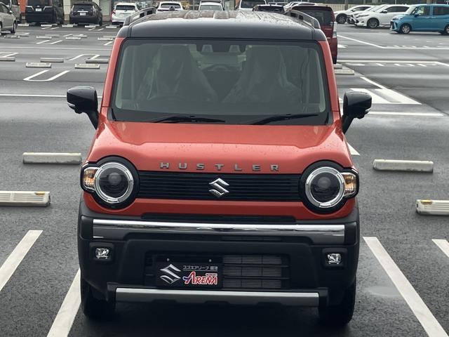 ハスラー タフワイルドターボ 全方位モニター付メモリーナビ スズキコネクト通信機 スズキセーフティサポート デュアルカメラブレーキサポート アダプティブクルーズコントロール 車線逸脱抑制機能 ハイビームアシスト(11枚目)