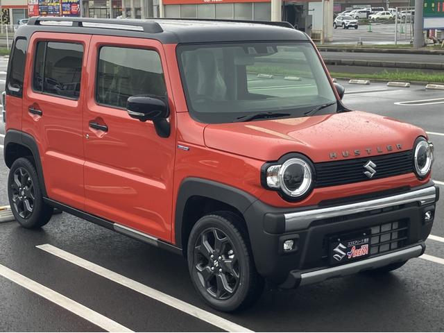 ハスラー タフワイルドターボ 全方位モニター付メモリーナビ スズキコネクト通信機 スズキセーフティサポート デュアルカメラブレーキサポート アダプティブクルーズコントロール 車線逸脱抑制機能 ハイビームアシスト(15枚目)