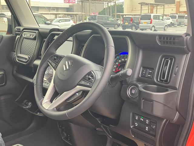 ハスラー タフワイルドターボ 全方位モニター付メモリーナビ スズキコネクト通信機 スズキセーフティサポート デュアルカメラブレーキサポート アダプティブクルーズコントロール 車線逸脱抑制機能 ハイビームアシスト(31枚目)