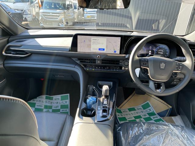 クラウンスポーツ Z エムズスピードエアロVer 内装黒 パノラマルーフ パノラミックビューモニター トヨタチームメイト デジタルインナーミラー 寒冷地 デジタルキー ZEUSフロント・リアハーフスポイラー(7枚目)