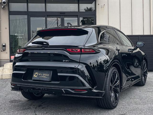 クラウンスポーツ Z エムズスピードエアロVer 内装黒 パノラマルーフ パノラミックビューモニター トヨタチームメイト デジタルインナーミラー 寒冷地 デジタルキー ZEUSフロント・リアハーフスポイラー(29枚目)