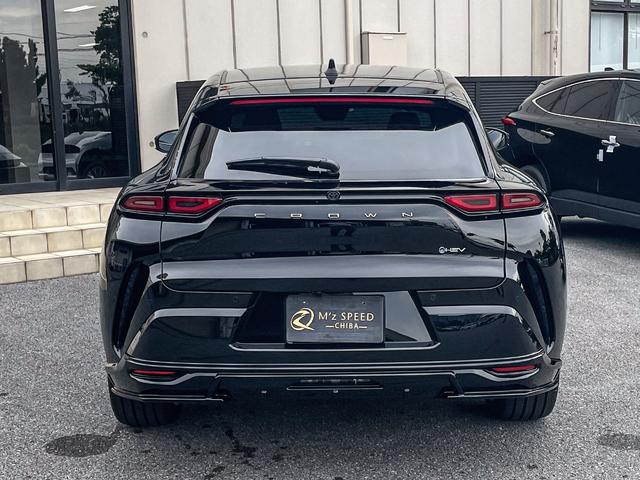 クラウンスポーツ Z エムズスピードエアロVer 内装黒 パノラマルーフ パノラミックビューモニター トヨタチームメイト デジタルインナーミラー 寒冷地 デジタルキー ZEUSフロント・リアハーフスポイラー(34枚目)