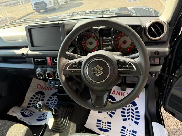 ジムニー XC 4型 5MT リヤパーキングセンサー LEDヘッドランプ スズキセーフティサポート 車線逸脱警告 アイドリングストップ フォグランプ シートヒーター クルーズコントロール(33枚目)