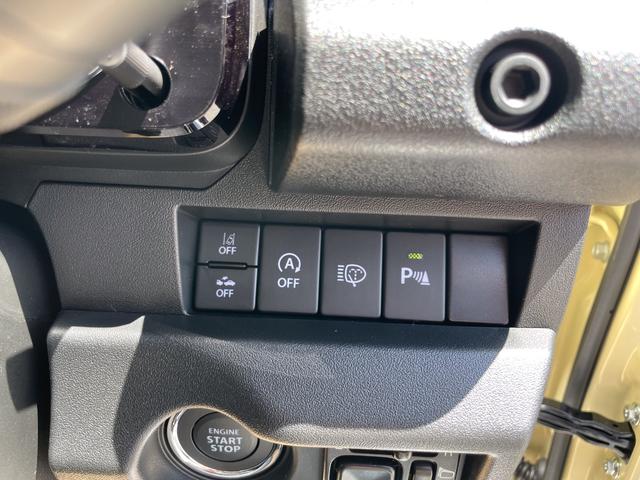 ４型　リヤパーキングセンサー　ＬＥＤヘッドランプ　スズキセーフティサポート　車線逸脱警告　アイドリングストップ　フォグランプ　シートヒーター　クルーズコントロール