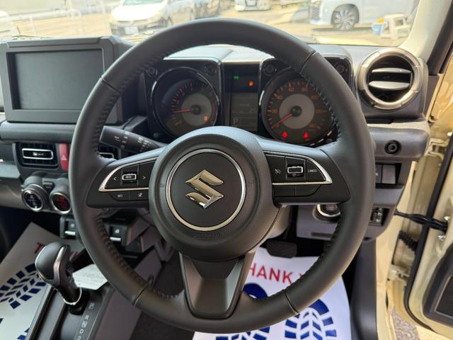 ジムニー XC 4型 リヤパーキングセンサー オリジナルカスタム 16インチ特注カラーホイール ホワイトレタータイヤ 社外フロントグリル LEDウィンカー LEDヘッドランプ クルーズコントロール シートヒーター(41枚目)
