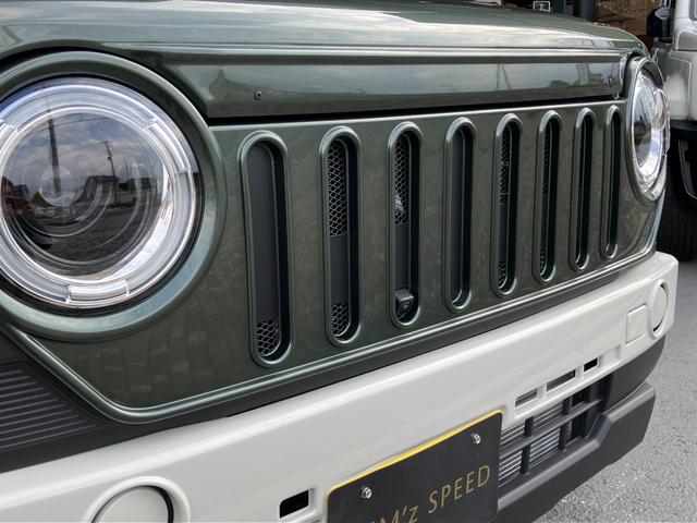 ハスラー ハイブリッドG 2WD DAMD CARABINA カラビナ DAMDフェイスチェンジキット(ボンネットフード・ガーニッシュ/フロントグリル/フロントバンパー)全方位モニター スズキコネクト通信機 シートヒーター(4枚目)