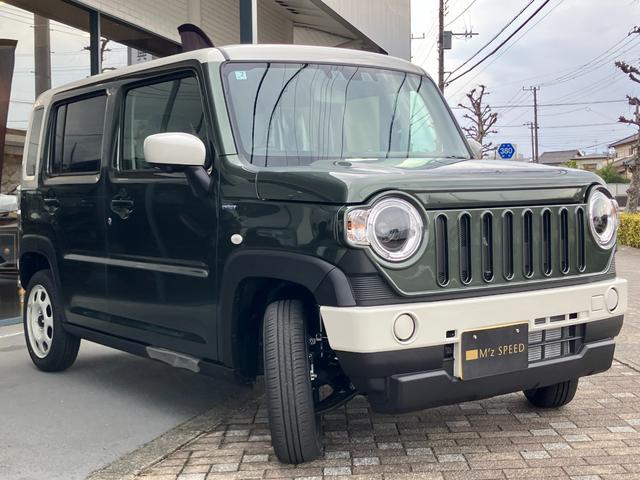 ハスラー ハイブリッドG 2WD DAMD CARABINA カラビナ DAMDフェイスチェンジキット(ボンネットフード・ガーニッシュ/フロントグリル/フロントバンパー)全方位モニター スズキコネクト通信機 シートヒーター(11枚目)