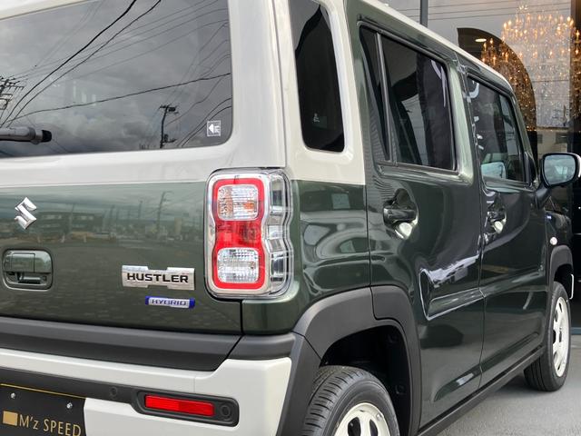 ハスラー ハイブリッドG 2WD DAMD CARABINA カラビナ DAMDフェイスチェンジキット(ボンネットフード・ガーニッシュ/フロントグリル/フロントバンパー)全方位モニター スズキコネクト通信機 シートヒーター(24枚目)