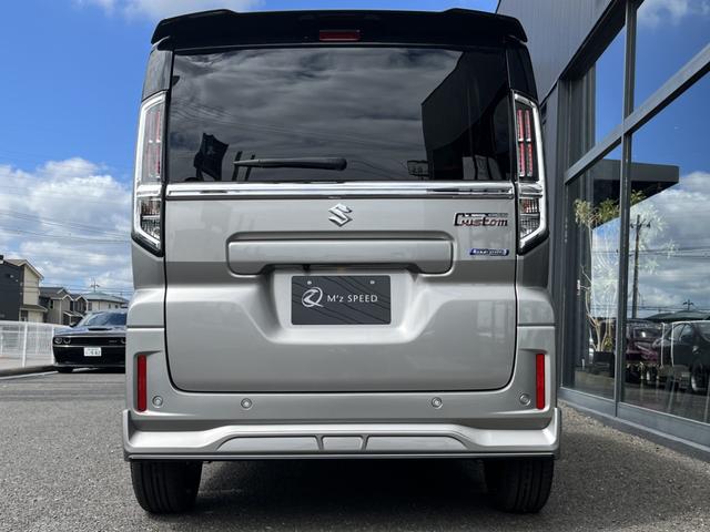 スペーシアカスタム ハイブリッドＸＳターボ　エムズスピードエアロＶｅｒコンプリートカー　全方位モニター付９インチメモリーナビ　届出済未使用車　ＺＥＳＵエアロＦ・Ｒ　１６インチＪカラットホイール　両側電動スライドドア　スズキコネクト対応（31枚目）