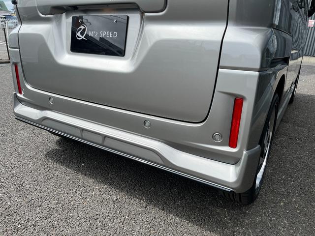 スペーシアカスタム ハイブリッドＸＳターボ　エムズスピードエアロＶｅｒコンプリートカー　全方位モニター付９インチメモリーナビ　届出済未使用車　ＺＥＳＵエアロＦ・Ｒ　１６インチＪカラットホイール　両側電動スライドドア　スズキコネクト対応（38枚目）