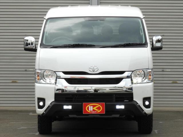 ハイエースワゴン ＧＬ　新車未登録　４ＷＤ　寒冷地仕様　【オフロードＰＫＧ】２インチリフトＵＰ／ＢＦグッドリッチＡＴ　ナビ＆後席モニター　重歩行マット引込　パワースライドドア　ＬＥＤヘッドライト　全周囲＆バックカメラ（60枚目）