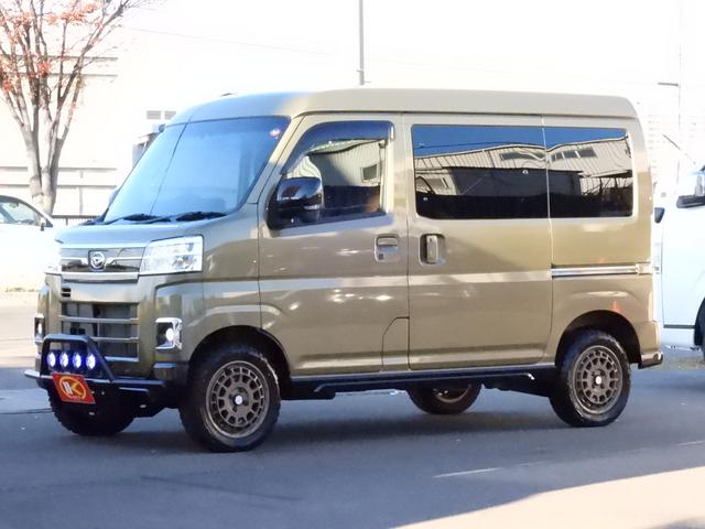 アトレー ＲＳ　ワンオーナー　買取直販　チョイアゲリフトアップ　アウトドアＬＯＯＫ　オープンカントリー　スタッドレスタイヤ付　グリルガード　ワークライト　スマートアシスト　両側パワースライドドア　シートカバー（46枚目）