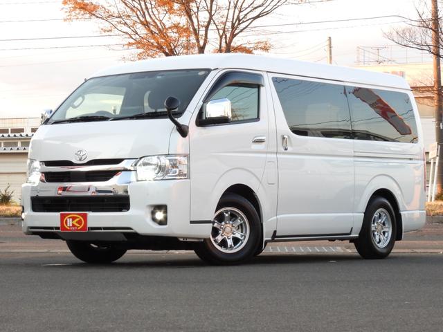 ハイエースワゴン ＧＬ　ワンオーナー　　４ＷＤ寒冷地仕様　ベッドキット　ＢＩＧＸ１１インチナビ＆後席モニター　ＨＤＭＩミラーリング　スピーカー増設　全周囲カメラ　パワースライドドア　ＬＥＤヘッドライト　デジタルインナーミラー（2枚目）
