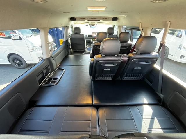 ハイエースワゴン ＧＬ　ワンオーナー　　４ＷＤ寒冷地仕様　ベッドキット　ＢＩＧＸ１１インチナビ＆後席モニター　ＨＤＭＩミラーリング　スピーカー増設　全周囲カメラ　パワースライドドア　ＬＥＤヘッドライト　デジタルインナーミラー（42枚目）