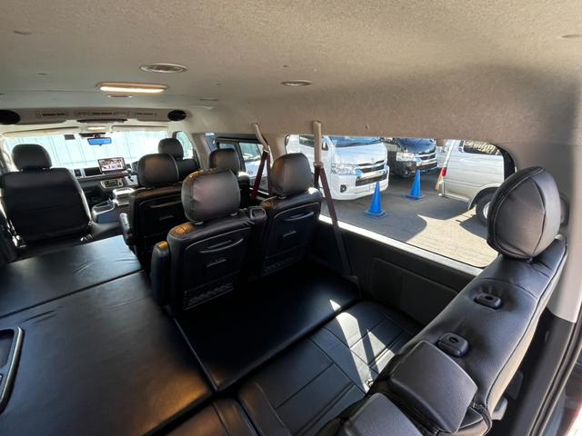 ハイエースワゴン ＧＬ　ワンオーナー　　４ＷＤ寒冷地仕様　ベッドキット　ＢＩＧＸ１１インチナビ＆後席モニター　ＨＤＭＩミラーリング　スピーカー増設　全周囲カメラ　パワースライドドア　ＬＥＤヘッドライト　デジタルインナーミラー（44枚目）