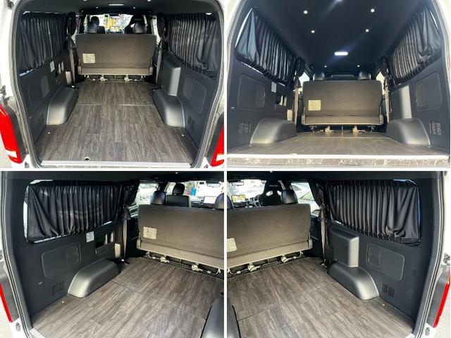 ハイエースバン スーパーＧＬ　ダークプライムＩＩ　ワンオーナー４ＷＤ寒冷地仕様　ＢＩＧ－Ｘナビ　レカロ　純正エンジンスターター　Ｇｅｎｂ足回りローダウン　フルエアロ　リアスポイラー　クルーズコントロール　ドラレコ　フロア　スピーカー＆ツィーター（10枚目）
