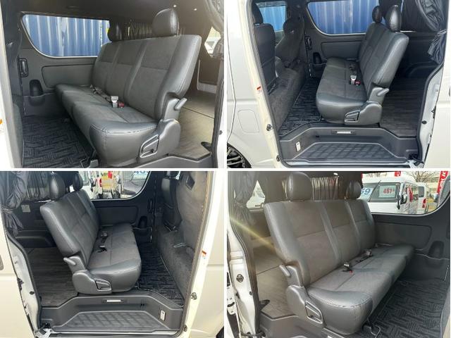 ハイエースバン スーパーＧＬ　ダークプライムＩＩ　ワンオーナー４ＷＤ寒冷地仕様　ＢＩＧ－Ｘナビ　レカロ　純正エンジンスターター　Ｇｅｎｂ足回りローダウン　フルエアロ　リアスポイラー　クルーズコントロール　ドラレコ　フロア　スピーカー＆ツィーター（12枚目）