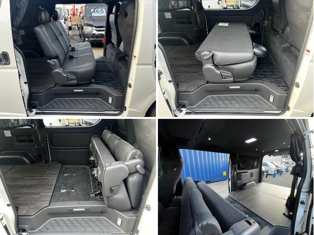 ハイエースバン スーパーＧＬ　ダークプライムＩＩ　ワンオーナー４ＷＤ寒冷地仕様　ＢＩＧ－Ｘナビ　レカロ　純正エンジンスターター　Ｇｅｎｂ足回りローダウン　フルエアロ　リアスポイラー　クルーズコントロール　ドラレコ　フロア　スピーカー＆ツィーター（13枚目）