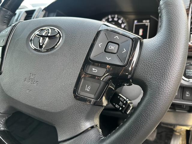 ハイエースバン スーパーＧＬ　ダークプライムＩＩ　ワンオーナー４ＷＤ寒冷地仕様　ＢＩＧ－Ｘナビ　レカロ　純正エンジンスターター　Ｇｅｎｂ足回りローダウン　フルエアロ　リアスポイラー　クルーズコントロール　ドラレコ　フロア　スピーカー＆ツィーター（33枚目）