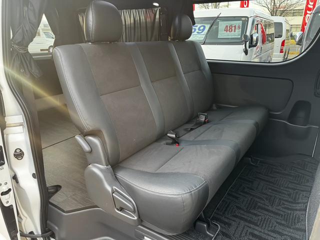 ハイエースバン スーパーＧＬ　ダークプライムＩＩ　ワンオーナー４ＷＤ寒冷地仕様　ＢＩＧ－Ｘナビ　レカロ　純正エンジンスターター　Ｇｅｎｂ足回りローダウン　フルエアロ　リアスポイラー　クルーズコントロール　ドラレコ　フロア　スピーカー＆ツィーター（45枚目）