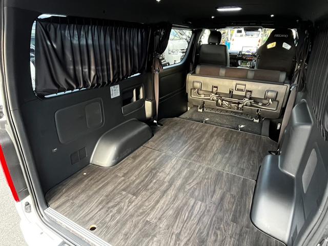 ハイエースバン スーパーＧＬ　ダークプライムＩＩ　ワンオーナー４ＷＤ寒冷地仕様　ＢＩＧ－Ｘナビ　レカロ　純正エンジンスターター　Ｇｅｎｂ足回りローダウン　フルエアロ　リアスポイラー　クルーズコントロール　ドラレコ　フロア　スピーカー＆ツィーター（53枚目）