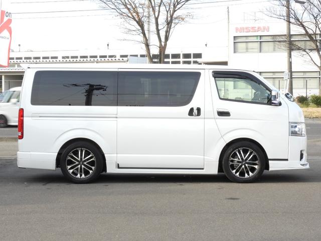 ハイエースバン スーパーＧＬ　ダークプライムＩＩ　ワンオーナー４ＷＤ寒冷地仕様　ＢＩＧ－Ｘナビ　レカロ　純正エンジンスターター　Ｇｅｎｂ足回りローダウン　フルエアロ　リアスポイラー　クルーズコントロール　ドラレコ　フロア　スピーカー＆ツィーター（57枚目）
