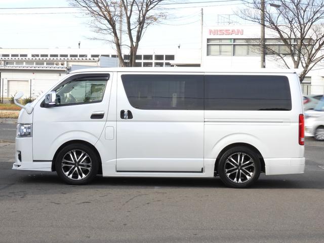 ハイエースバン スーパーＧＬ　ダークプライムＩＩ　ワンオーナー４ＷＤ寒冷地仕様　ＢＩＧ－Ｘナビ　レカロ　純正エンジンスターター　Ｇｅｎｂ足回りローダウン　フルエアロ　リアスポイラー　クルーズコントロール　ドラレコ　フロア　スピーカー＆ツィーター（63枚目）