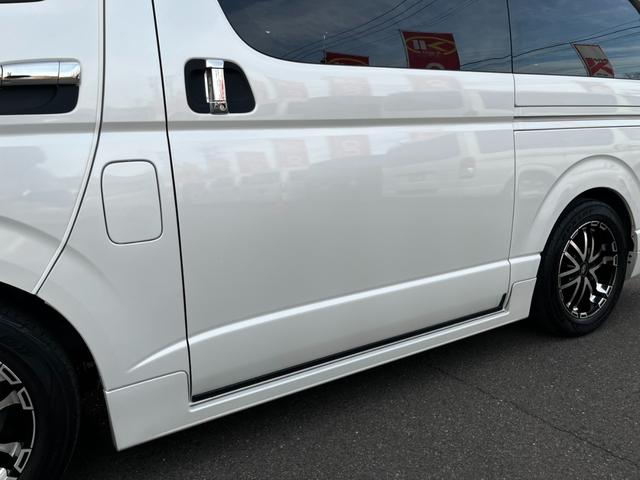 ハイエースバン スーパーＧＬ　ダークプライムＩＩ　ワンオーナー４ＷＤ寒冷地仕様　ＢＩＧ－Ｘナビ　レカロ　純正エンジンスターター　Ｇｅｎｂ足回りローダウン　フルエアロ　リアスポイラー　クルーズコントロール　ドラレコ　フロア　スピーカー＆ツィーター（72枚目）