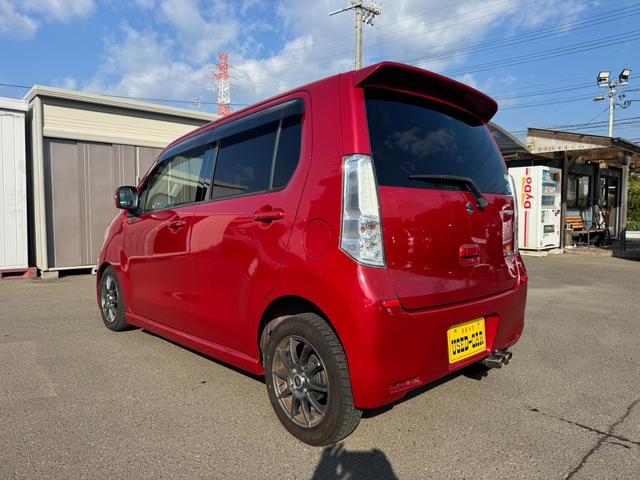 ワゴンRスティングレー T 102980km 社外ナビ 地デジTV バックカメラ ステアスイッチ プッシュスタート スマートキー アイドリングストップ HIDライト フォグランプ ローダウン 社外マフラー 社外アルミホイール(9枚目)