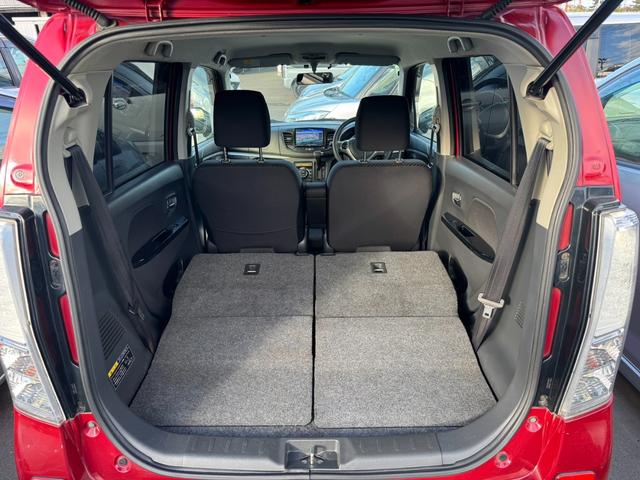 ワゴンRスティングレー T 102980km 社外ナビ 地デジTV バックカメラ ステアスイッチ プッシュスタート スマートキー アイドリングストップ HIDライト フォグランプ ローダウン 社外マフラー 社外アルミホイール(16枚目)