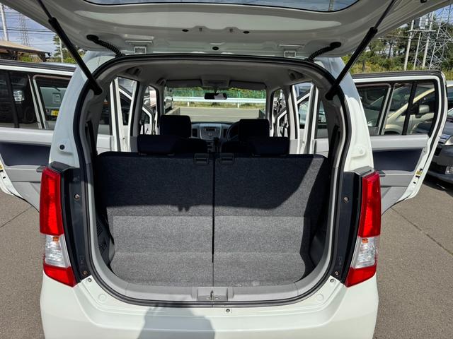 ワゴンR FX 90531km 4WD AC PS PW SRSエアバック ABS キーレスキー シートヒーター 盗難防止システム 衝突安全ボディ ベンチシート フルフラット CD 取扱説明書 社外アルミホイール(15枚目)