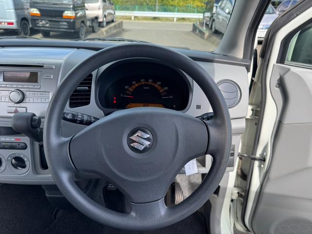 ワゴンR FX 90531km 4WD AC PS PW SRSエアバック ABS キーレスキー シートヒーター 盗難防止システム 衝突安全ボディ ベンチシート フルフラット CD 取扱説明書 社外アルミホイール(21枚目)