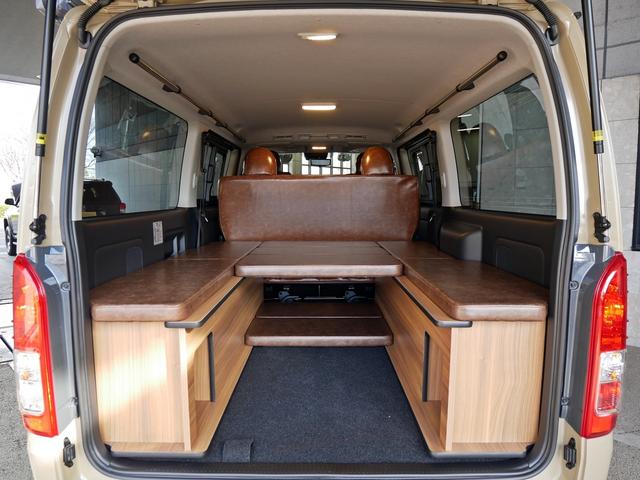 ハイエースバン ロングスーパーGL 丸目FD-classic ベッドキット 車中泊(12枚目)