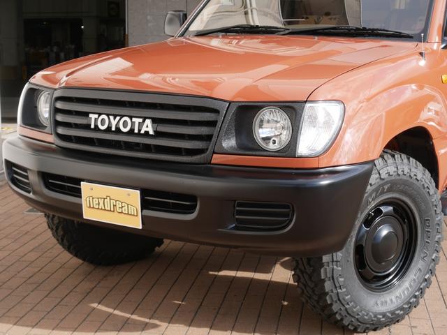 ＶＸリミテッド　丸目フェイス換装　ＮＥＷペイント　リフトアップ　ＦＤ－ｃｌａｓｓｉｃホイール　ＴＯＹＯオープンカントリーＭＴ　ＡＲＢ４Ｘ４スチールルーフラック　ＰＥＮＤＬＥＴＯＮシートカバー(7枚目)