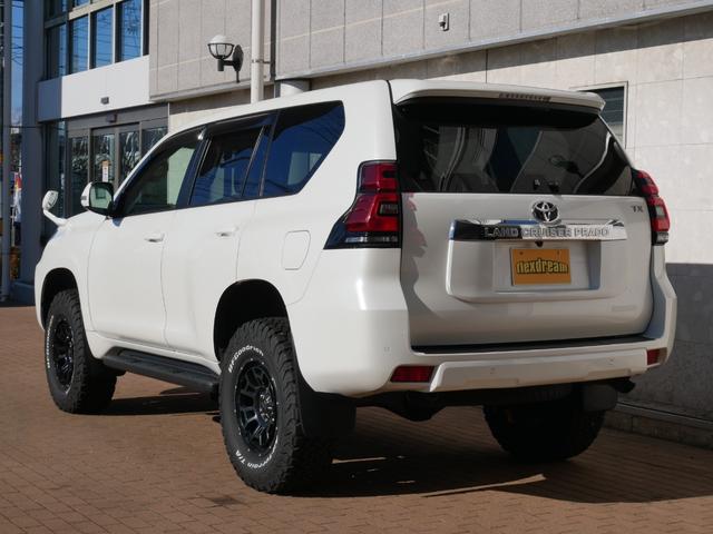 ランドクルーザープラド ＴＸ　ワンオーナー　新品２インチリフトアップ（ＯＭＥ製コイル＆ショック）　ＢＦグッドリッチＡＴ　ナイトロパワーＨ６　ＳＬＵＧ　１７インチＡＷ　純正フルセグナビ　バックカメラ　チルト＆スライド電動ムーンルーフ（28枚目）