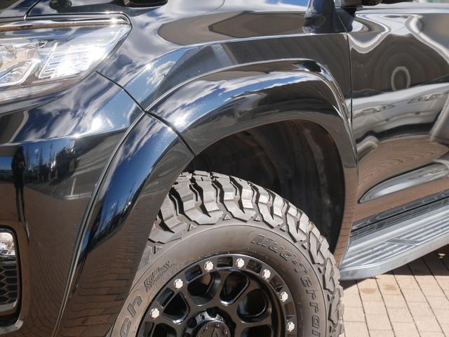 ランドクルーザープラド TX Lパッケージ・ブラックエディション 2インチリフトアップ BFグッドリッチMTタイヤ MKW M204ブラックキャット17インチAW 50mmワイドオーバーフェンダー TOYOTAロゴグリル カロッツェリア9インチフルセグナビ バックカ(8枚目)