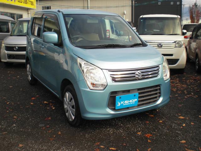 ワゴンＲ ＦＸ　車検２年　アイドリングストップ　電動格納ミラー　オートエアコン　ＣＤ　ＡＵＸ　キーレス　内外装クリーニング済（3枚目）